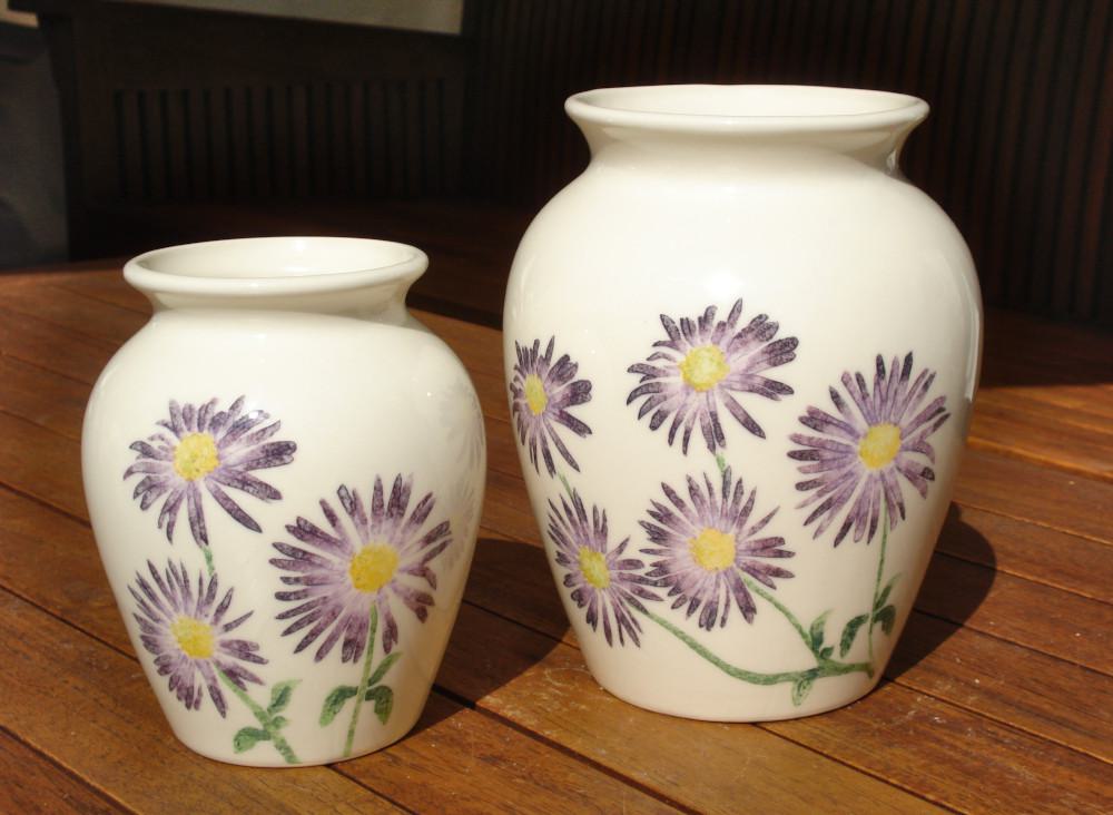 Aston Pottery Vase Klein und Mittel